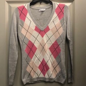 Grey and Pink sweater